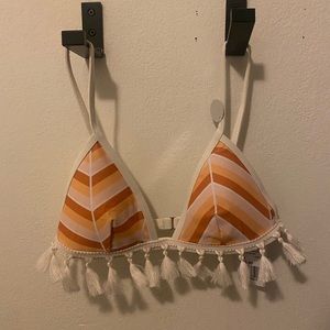 Coachella tassel bikini top fringe